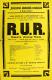 Kouřim, SDO, Volné sdružení akademiků a studujících, R.U.R. - plakát, 1923
