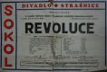 Praha-Strašnice, Sokol, Revoluce - plakát, 1933