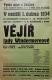 Polička, Ochotníci, Vějíř lady Windermerové - plakát, 1934
