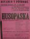 Žiželice, Tyl, Husopaska - plakát, 1936