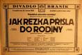 Praha-Braník, Divadlo Braník, Jak Rezka přišla do rodiny - plakát, 1928