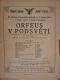 Jičín, Sokol, Orfeus v podsvětí - plakát, 1920