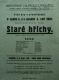 Polička, Ochotníci, Staré hříchy - plakát, 1922
