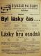 Divadlo Na Slupi, Byl lásky čas - plakát, 1926