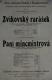 Kasejovice, Sokol, Zvíkovský rarášek, Paní mincmistrová – plakát, 1925