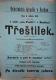 Radim, Spolek divadelních ochotníků, Třeštílek - plakát, 1901