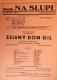 Praha-Nové Město, DO ZK ROH AZKG – Divadlo Na Slupi, Zelený don Gil - plakát, 1958