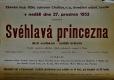 Choltice, SDO, Svéhlavá princezna - plakát, 1953