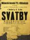 Dětenice, Občanská beseda Tyl, Svatby reservníků - plakát , 1904