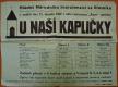 Vřesník, MNS, U naší kapličky - plakát, 1940