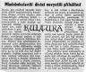 Mladá Boleslav, Kolár - recenze 1951-1961, Černá vlajka, 1958
