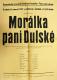 Týnec nad labem, Osvětová beseda, Morálka paní Dulské - plakát, 1957