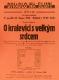 Praha-Nové Město, Divadlo Na Slupi, O kralevici s velkým srdcem - plakát, 1940