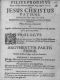 Hradec Králové, Jezuitské divadlo, Filius Prodigus Jesus Christus patiens, 1674 tit. strana