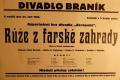 Praha-Braník, SDO, Růže z farské zahrady - plakát, 1933