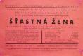 Praha, DDOČ, Šťastná žena - plakát,1937