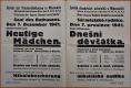Mlázovice, MNS, Dnešní děvčátka - plakát, 1941