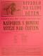 Divadlo Na Slupi, Kašpárek s Honzou vítězí nad čertem - plakát, 1930