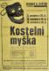 Holešov, Divadlo 6. května, Kostelní myška - plakát, 1947