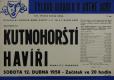Kutná Hora, Tyl-Dům osvěty, Kutnohorští havíři - plakát, 1958