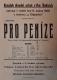 Horní Ředice, Kroužek divadelních ochotníků, Pro peníze - plakát, 1925