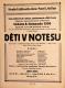 Praha Poštovní a telgrafní zaměstnanci, Svaz, Děti v notesu, v Divadle Na Slupi - plakát, 1930