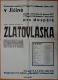 Jičín, Obecná a Měšťanská škola dívčí, Zlatovláska - plakát, 1937