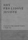 Obálka publikace: HRY pro lidové jeviště
