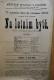 Polička, Ochotníci, Na letním bytě - plakát, 1902