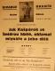 Praha-Braník, SDO, Jak Kašpárek se Šmidrou hbitě, oklamal mlynáře a jeho dítě - plakát, 1933