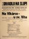 Praha-Nové Město, Vzděl. sbor vyšehradský, Divadlo Na Slupi, Na Vikárce-u sv. Víta - plakát, 1934