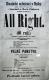 Osík, Ochotníci, All right - Velké panstvo - plakát, 1890