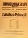 Praha-Nové Město, Vzděl. sbor vyšehradský, Divadlo Na Slupi, Zvířátka a Petrovští - plakát, 1935