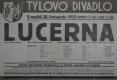 Kutná Hora, Tyl, Lucerna - plakát, 1933