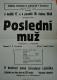 Cerekvice nad Bystřicí, JDO, Poslední muž - plakát, 1949