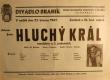 Praha-Braník, SDO, Divadlo Braník, Hluchý král - plakát, 1947