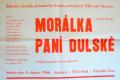 Žďár nad Sázavou, JKP, Morálka paní Dulské - plakát, 1966
