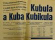 Litomyšl, Jednota divadelních ochotníků, Kubula a Kuba Kubikula - plakát, 1950