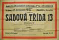 Prostějov, Tyl, Sadová třída 13 - plakát, 1942