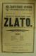 Kostelec nad Černými Lesy, SDO, Zlato - plakát, 1911