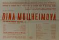 Litomyšl, Jednota divadelních ochotníků, Dina Müllheimová - plakát, 1949