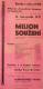 Vinařice, Dělnické dramatické sdružení, Milion soužení - plakát, 1937