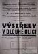 Litomyšl, JDO, Výstřely v Dlouhé ulici - plakát, 1951
