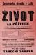 Luže, Jaroslav, Život za přítele - plakát, 1895