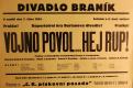 Praha-Braník, SDO, Vojno povol...Hej rup - plakát, 1934