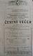 Pardubice, Spolek divadelních ochotníků, Kniha protokolů 1903 - 1914