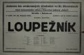Praha-Strašnice, Sokol, Loupežník - plakát, 1930