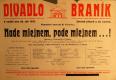 Praha-Braník, SDO, Nade mlejnem, pode mlejnem - plakát, 1937