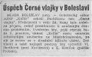 Mladá Boleslav, Kolár - recenze 1951-1961, Černá vlajka, 1958