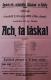 Žďár nad Sázavou, Sázavan, Ach, ta láska - plakát, 1919